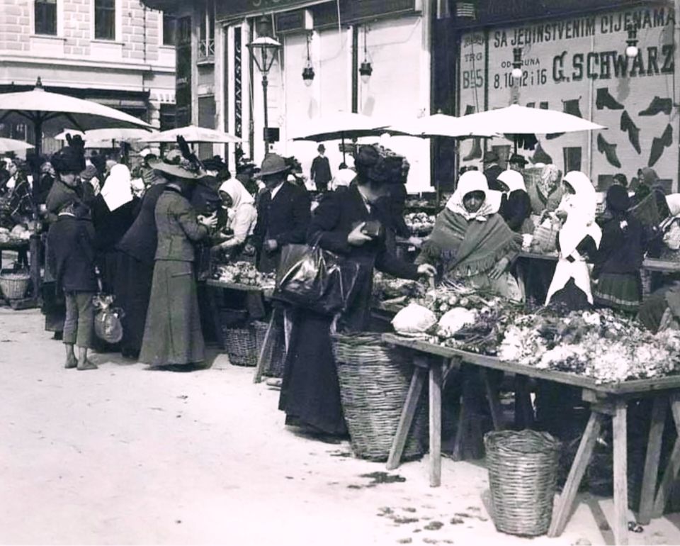 Trg bana Jelačića 1908. godine A
